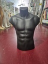 Busto De Hombre Corto Plastico Negro