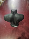 Busto De Hombre Corto Plastico Negro