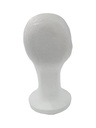 Cabeza de Mujer de Poliestireno Blanco con Rasgos