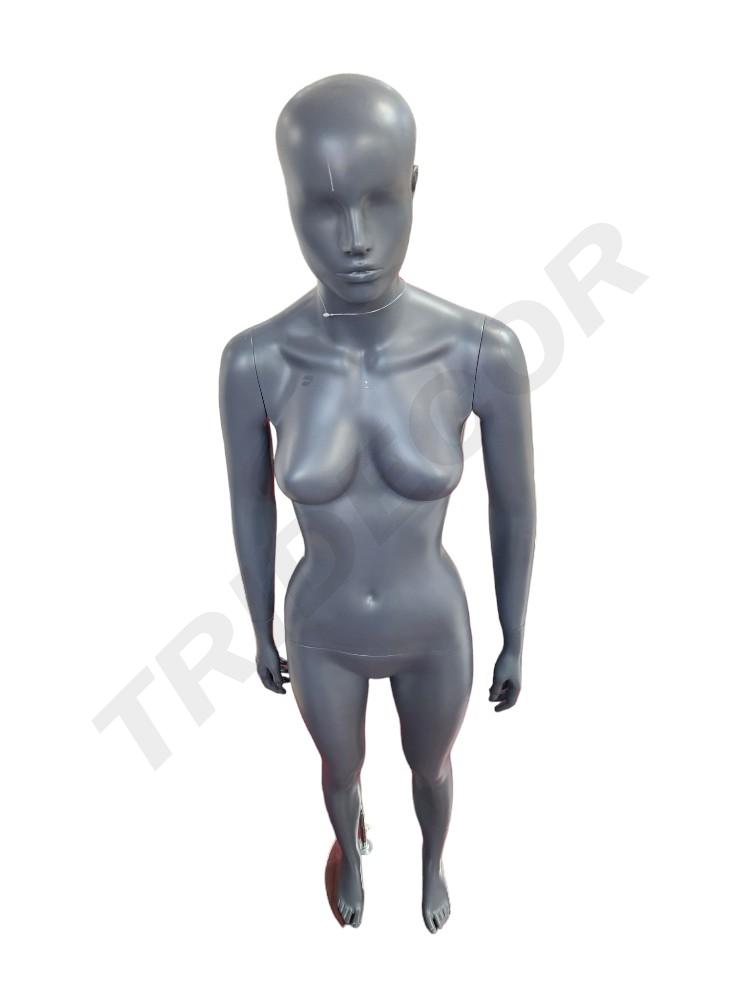 Maniquí de Mujer en Gris Oscuro