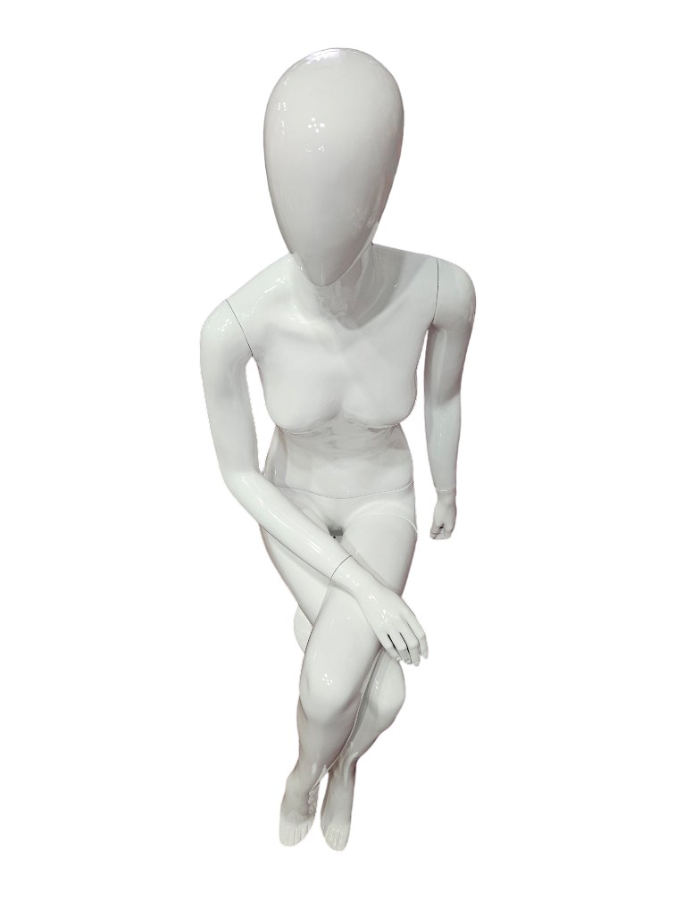 maniquí de mujer Blanco Brillo