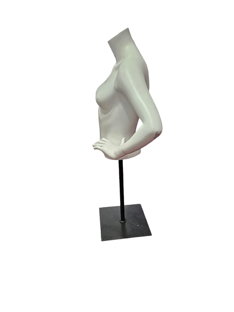 maniquí mujer Blanca mate Con Soporte de Base