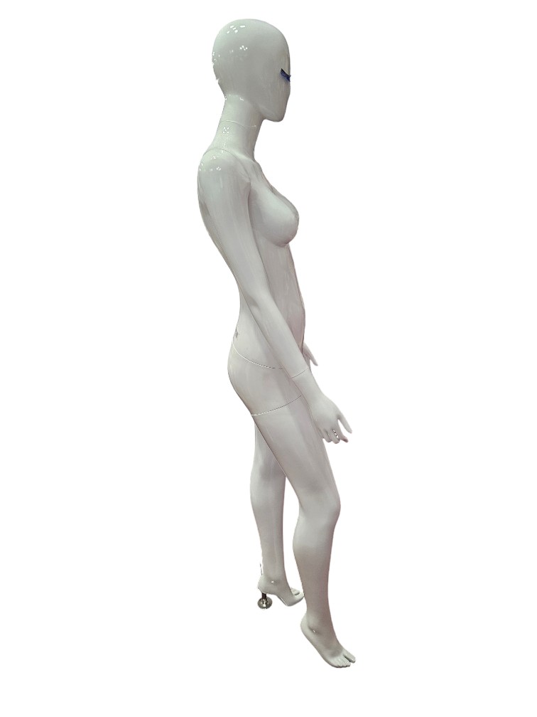 maniquí de mujer Blanco Brillo