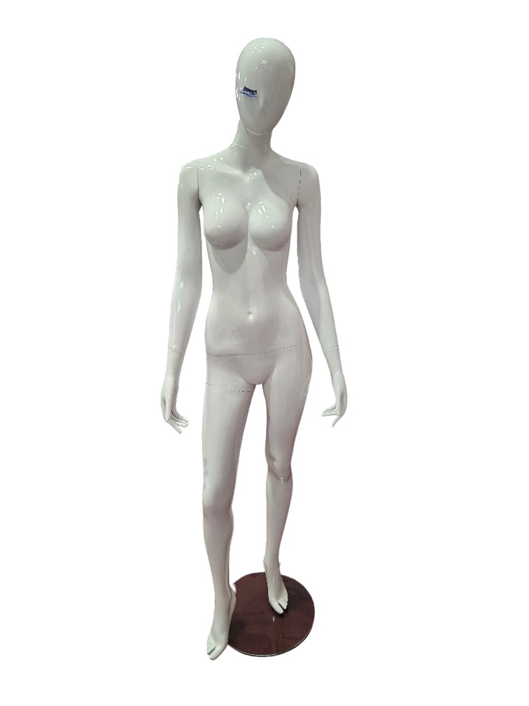 maniquí de mujer Blanco Brillo