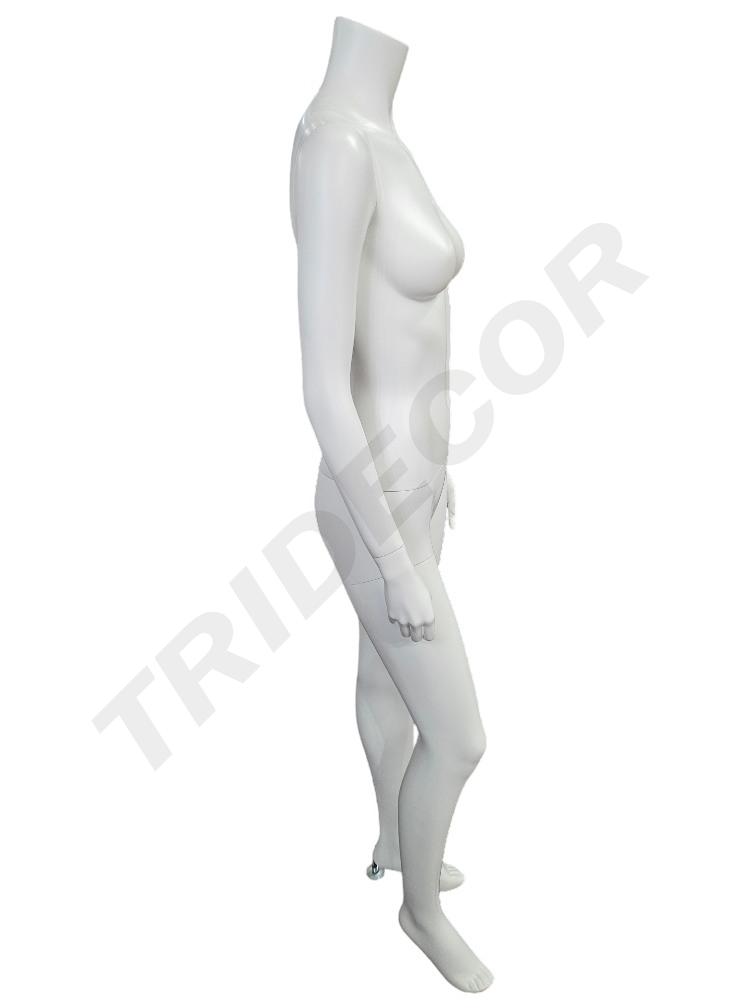 maniquí de mujer Sin Cabeza Color Blanco mate