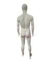 maniquí de Hombre Fibra de Vidrio Blanco Brillo