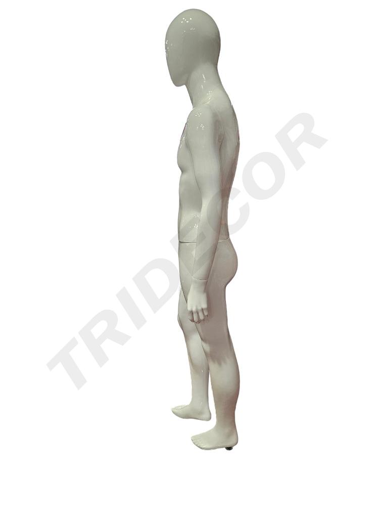 maniquí de Hombre Blanco Brillo