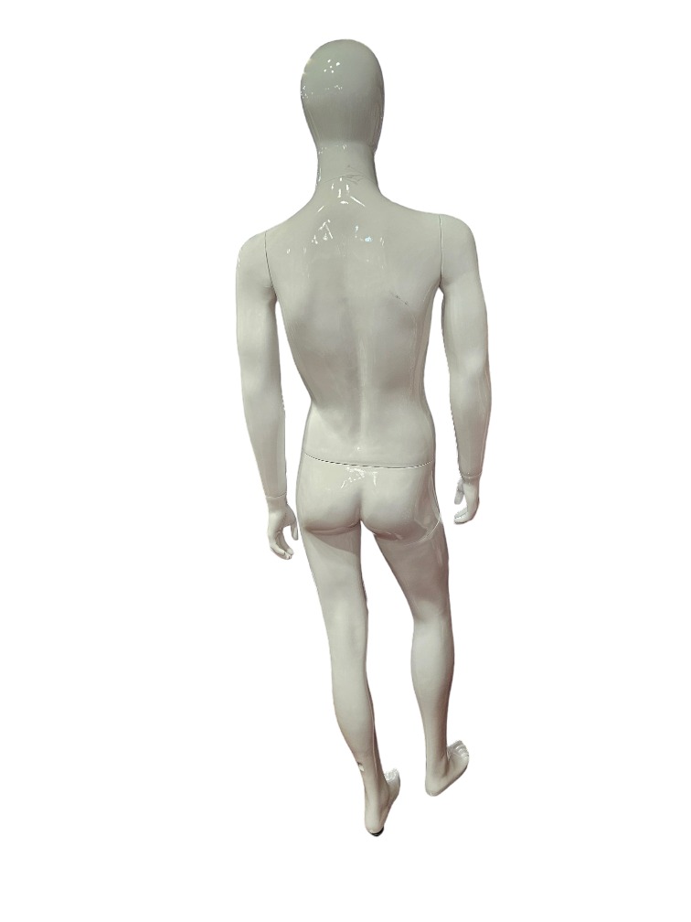 maniquí de Hombre Blanco Brillo