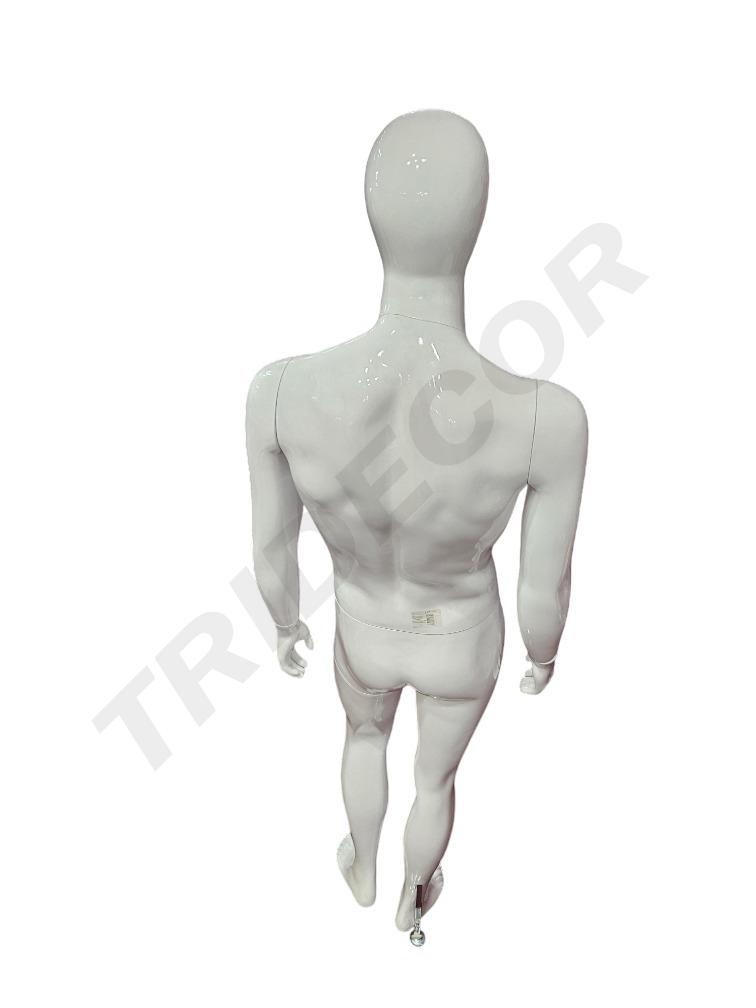 maniquí de Hombre Fibra de Vidrio Blanco mate