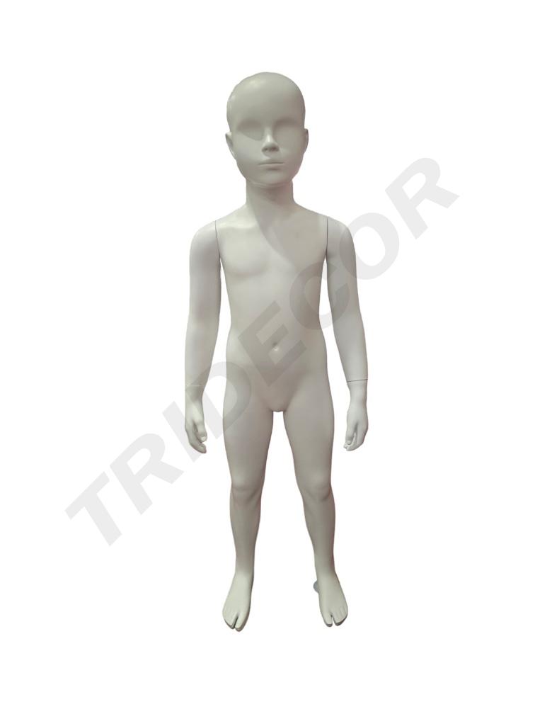 Maniquí Infantil Blanco Mate 5-6 Años