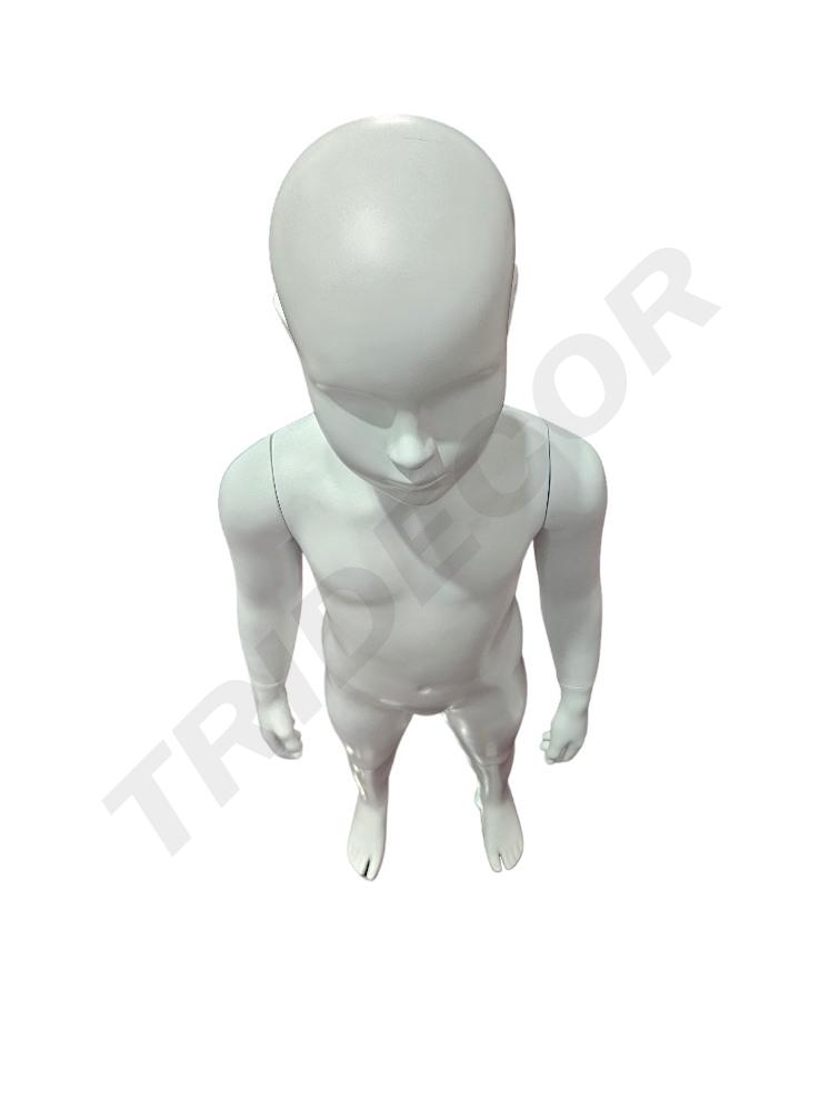 Maniquí Infantil Blanco Mate 5-6 Años