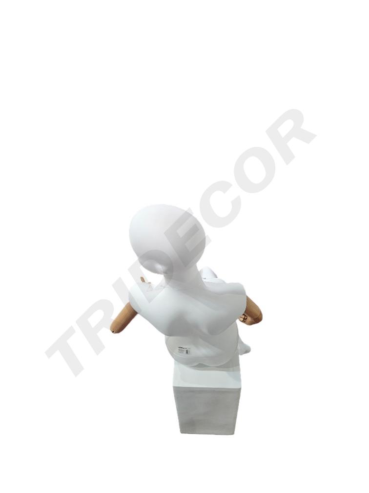 maniquí mujer Sentado Blanco mate Brazo Claro