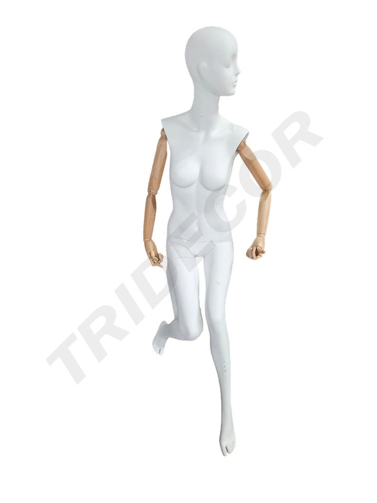 maniquí mujer Sentado Blanco mate Brazo Claro