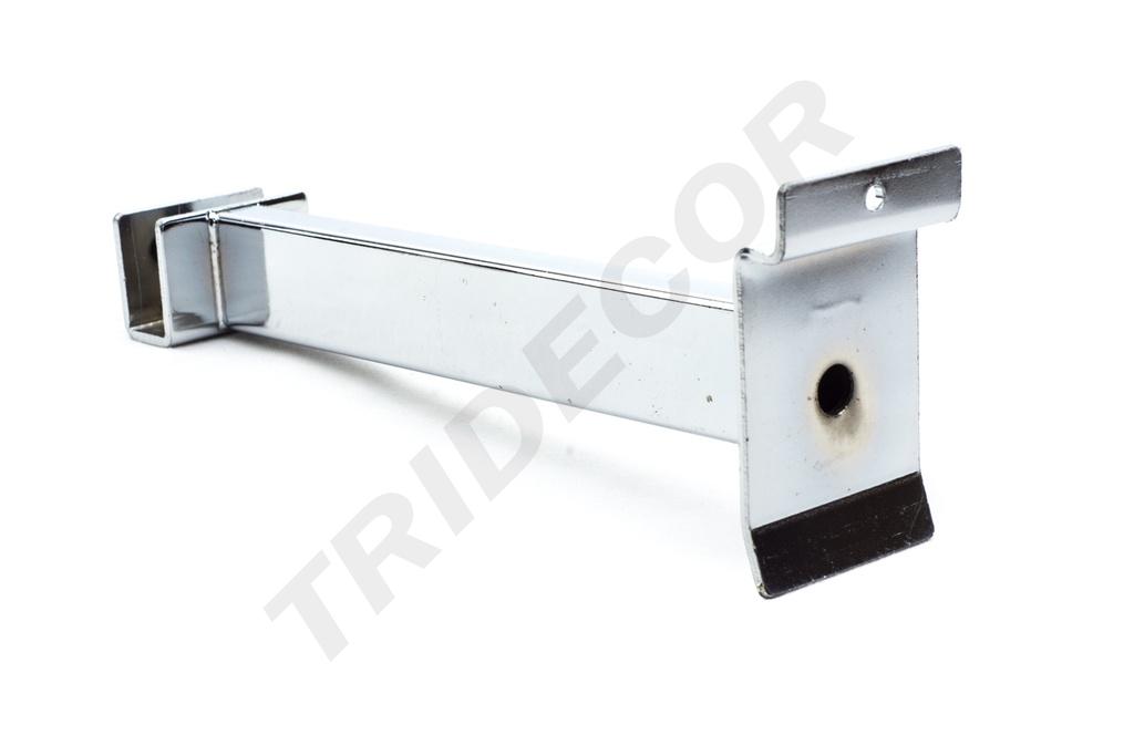 Soporte tubular rectangular para panel de lamas de 30cm