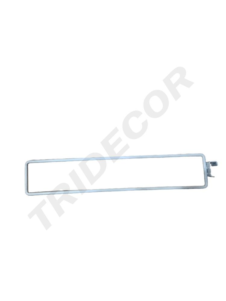 Separador blanco para tubo rectangular 8mm 50/caja