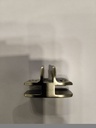 Conector Cristal T 6mm Acero Inox.