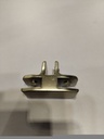 Conector Cristal T 6mm Acero Inox.