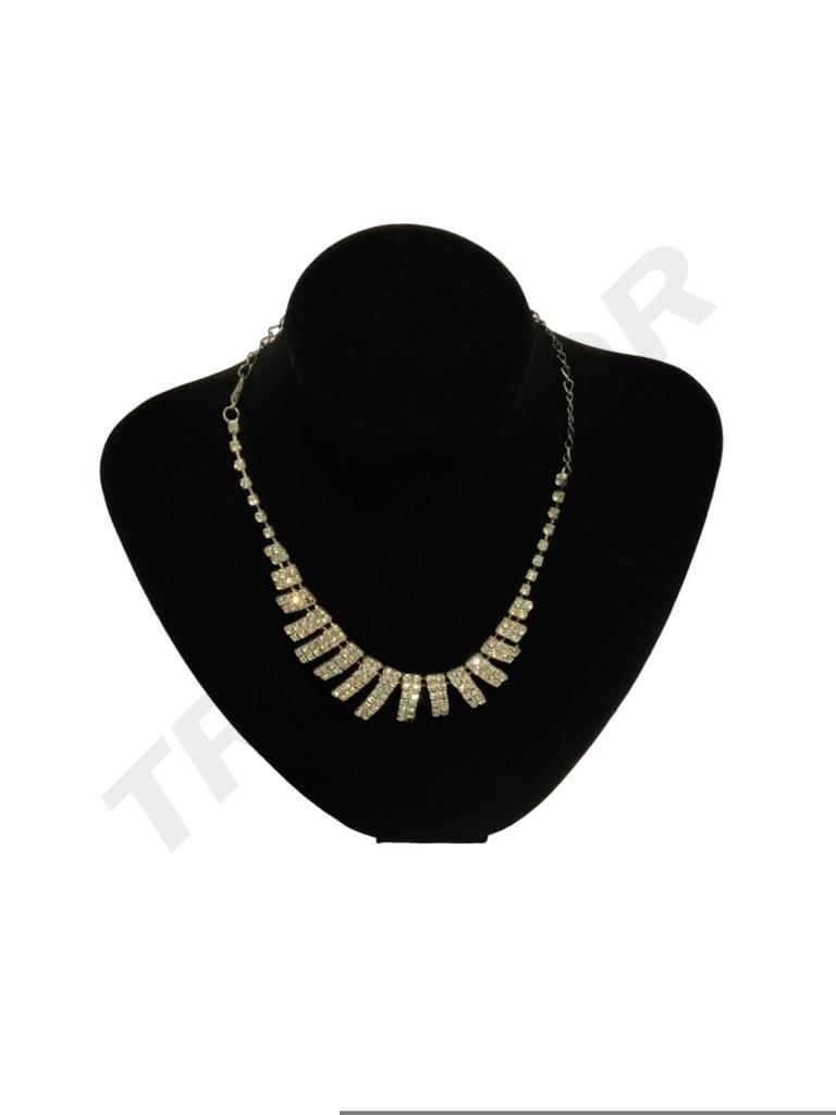 Expositor Negro de Terciopelo para Collares m