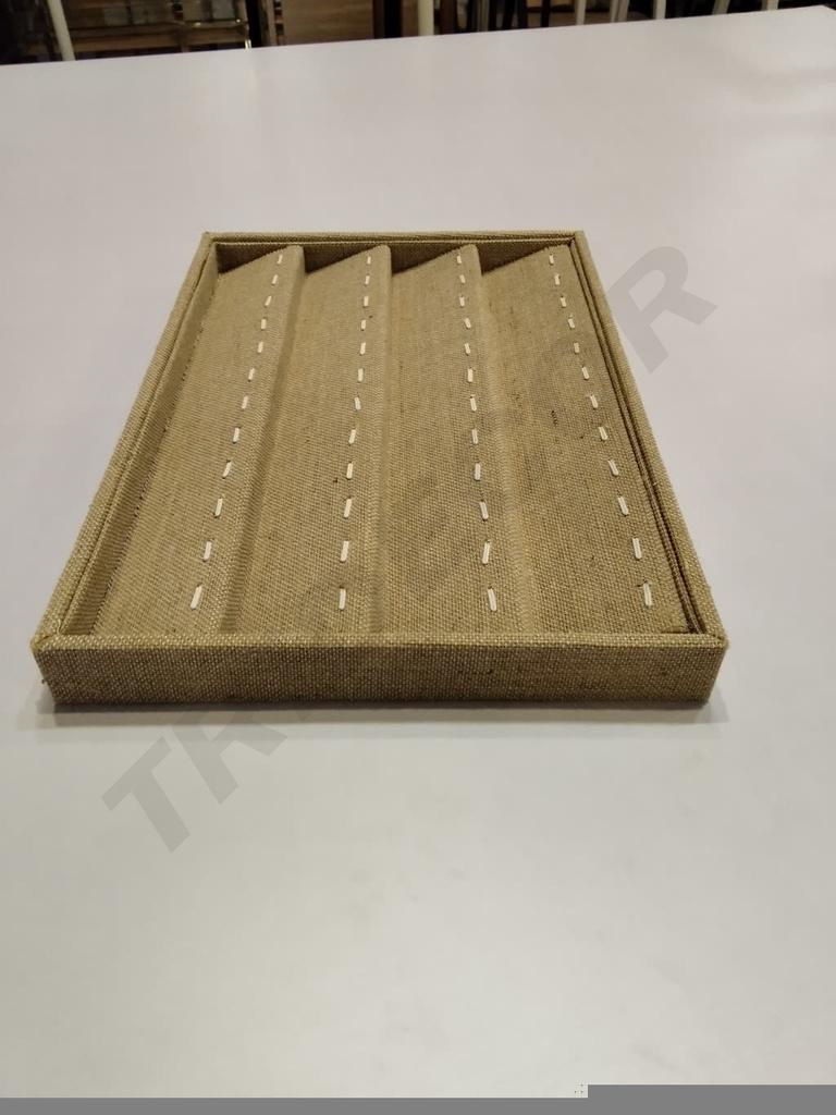 Bandeja Beige para Joyería 50unidades/caja