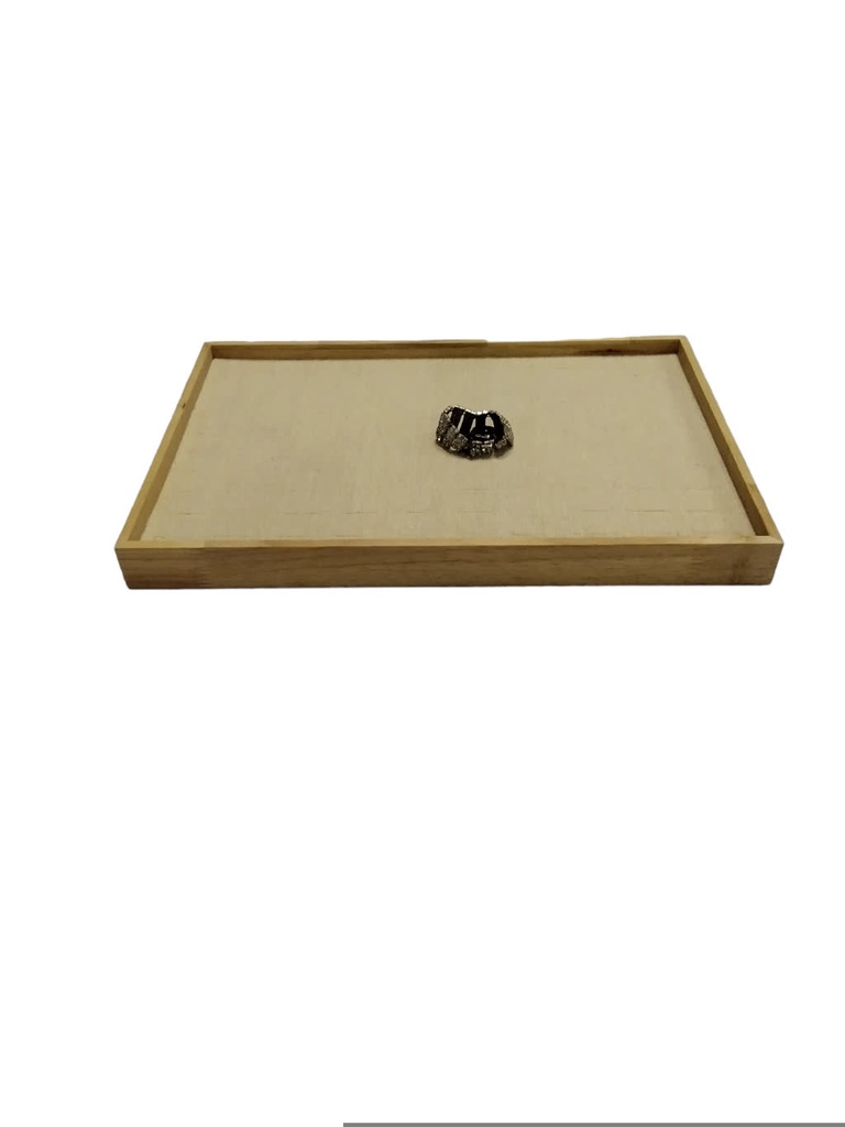 Expositor Joyería Madera con Lino 50unidades/caja