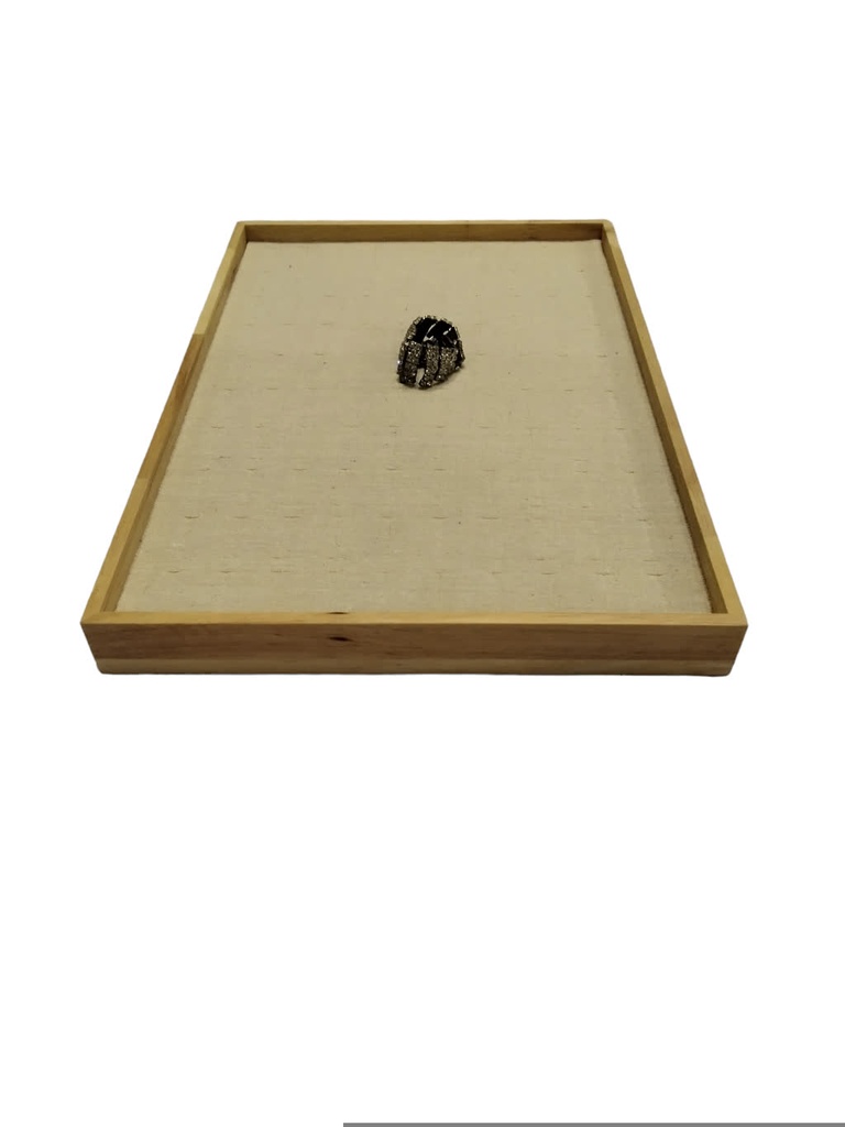 Expositor Joyería Madera con Lino 50unidades/caja