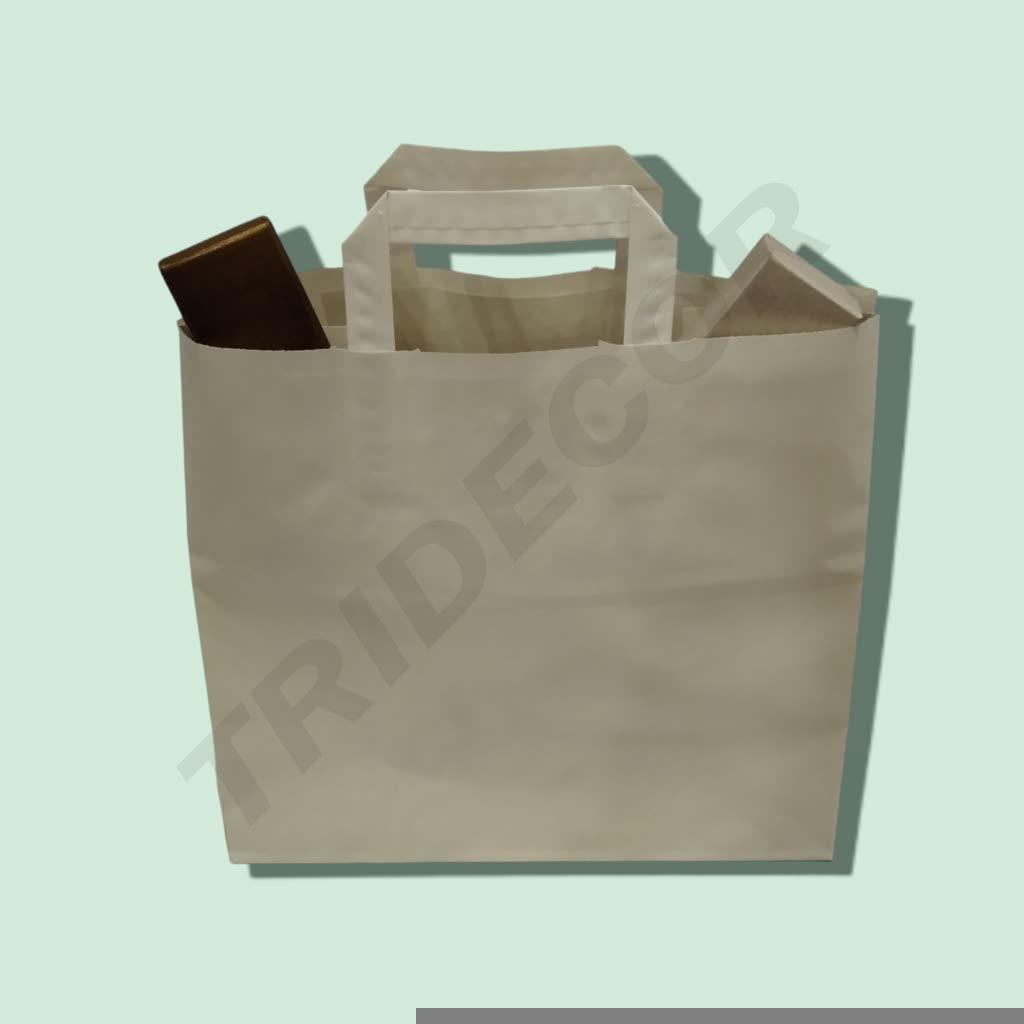 Bolsa Take Away Color Blanco 32X22X32cm 25 und