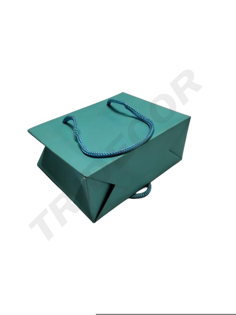 Bolsa de Lujo Azul 14x6x11cm 12/paquete