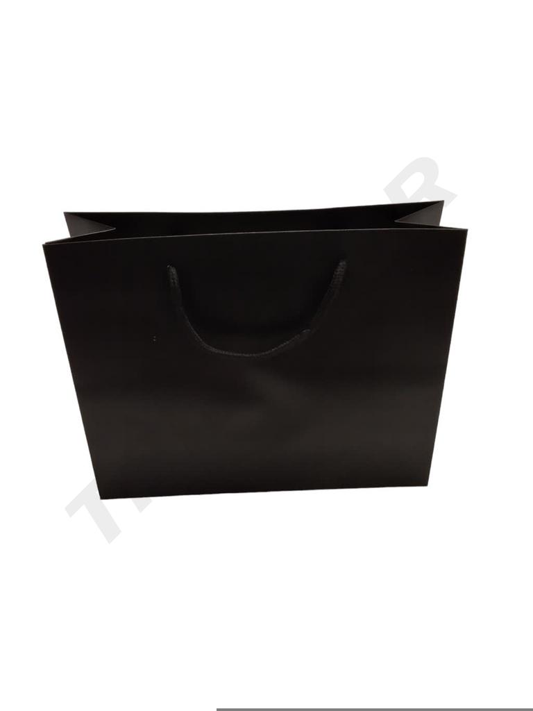 Bolsa de Lujo con Cordón 44X14X32cm Negro 12 unidades