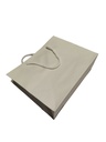 Bolsa de papel de lujo blanca mate 12 unidades/paquete