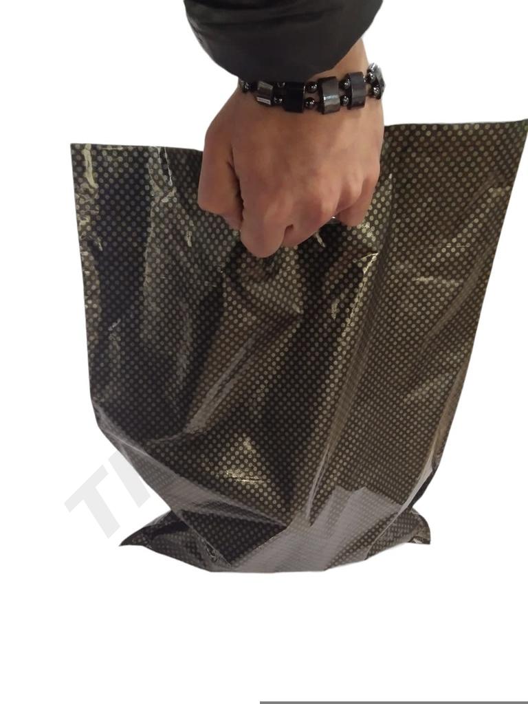 010073-Bolsas-de-plástico-asa-troquelada-16-x-25-cm-puntos-dorados-tridecor