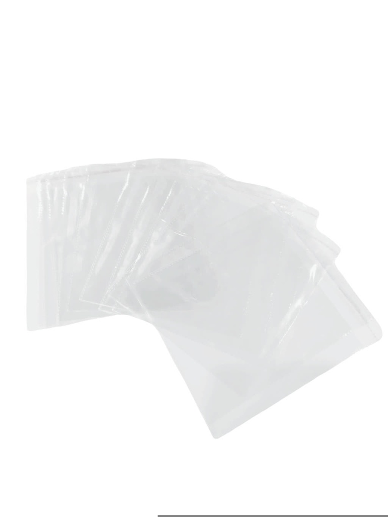 Bolsa Opp Transparente con Adhesivo 20X20cm 100 unidades/Paquete