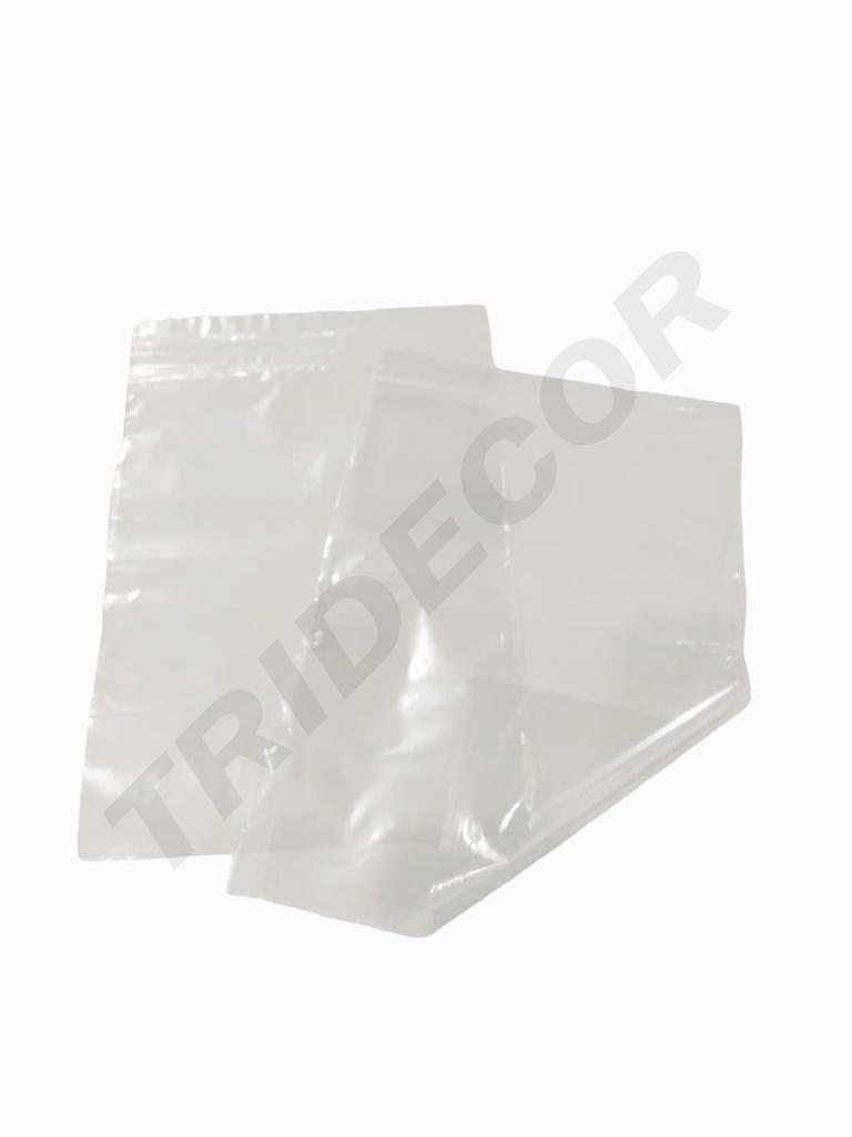 Bolsa de plástico con solapa adhesiva 22X28+4 cm