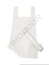 Bolsa de plástico tipo camiseta blanca 70/200 Reciclada 35X50 cm