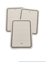 Etiquetas Blanco con Borde Gris para Precio 500 Pcs 4.8X6.6