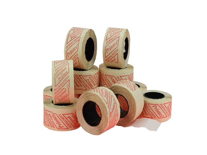 Rollo Etiquetas 1 línea Blancas 26X12 mm