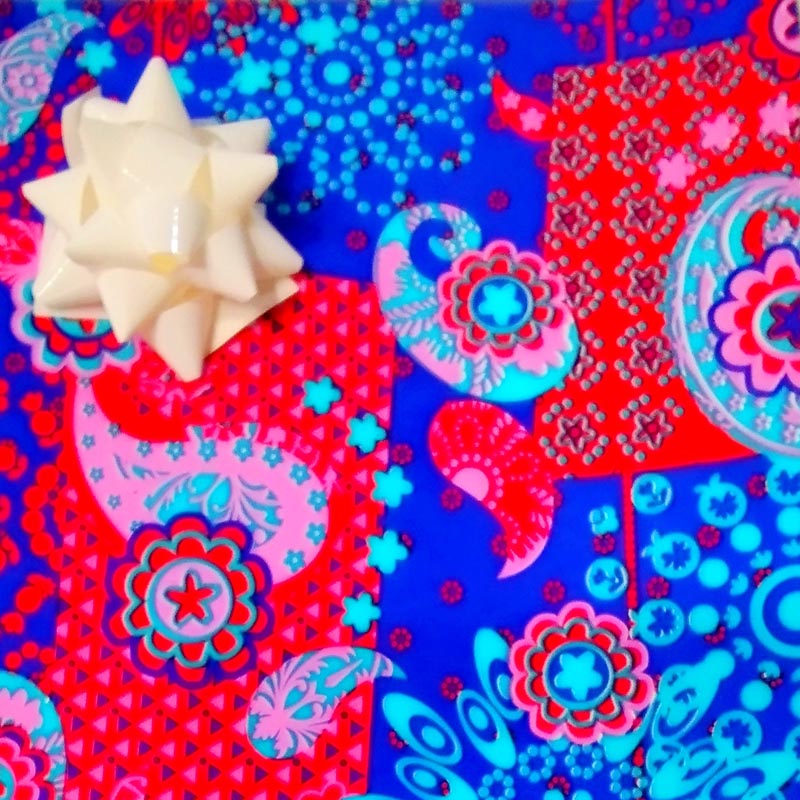 Papel de regalo mandala impreso 31 cm