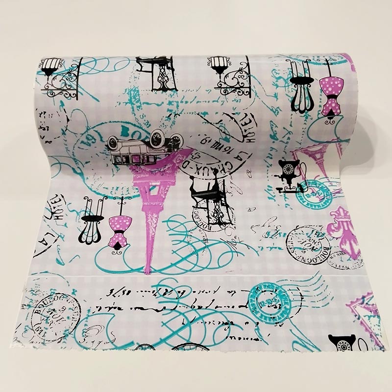 Papel de regalo con estampado bohemio 31 cm