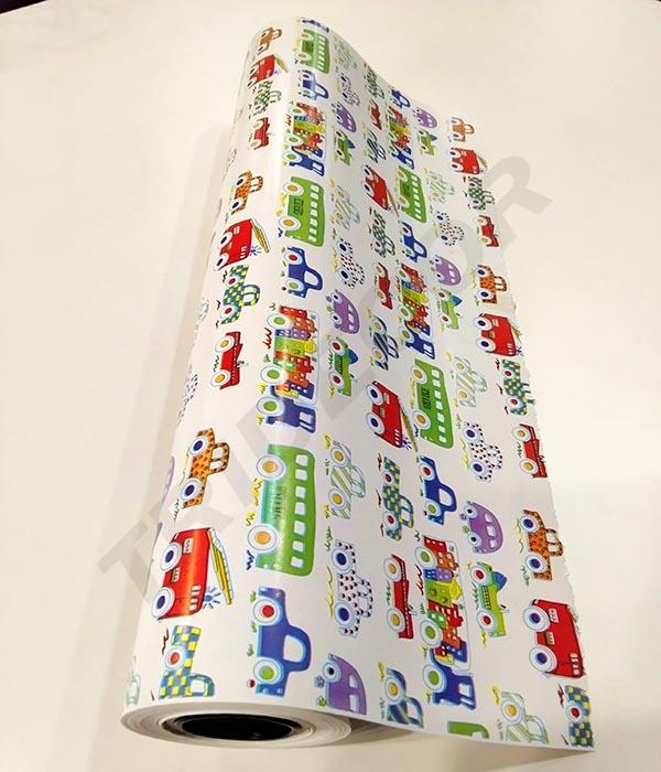 Papel de envolver para vehículos de niños 62 cm