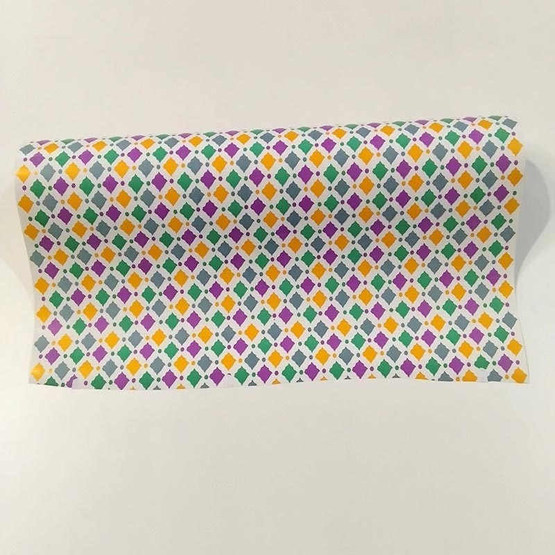 Papel de regalo diamantes de colores 62 cm