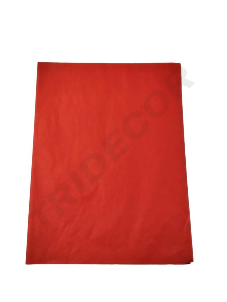 Papel de seda rojo 75X50 100 unidades