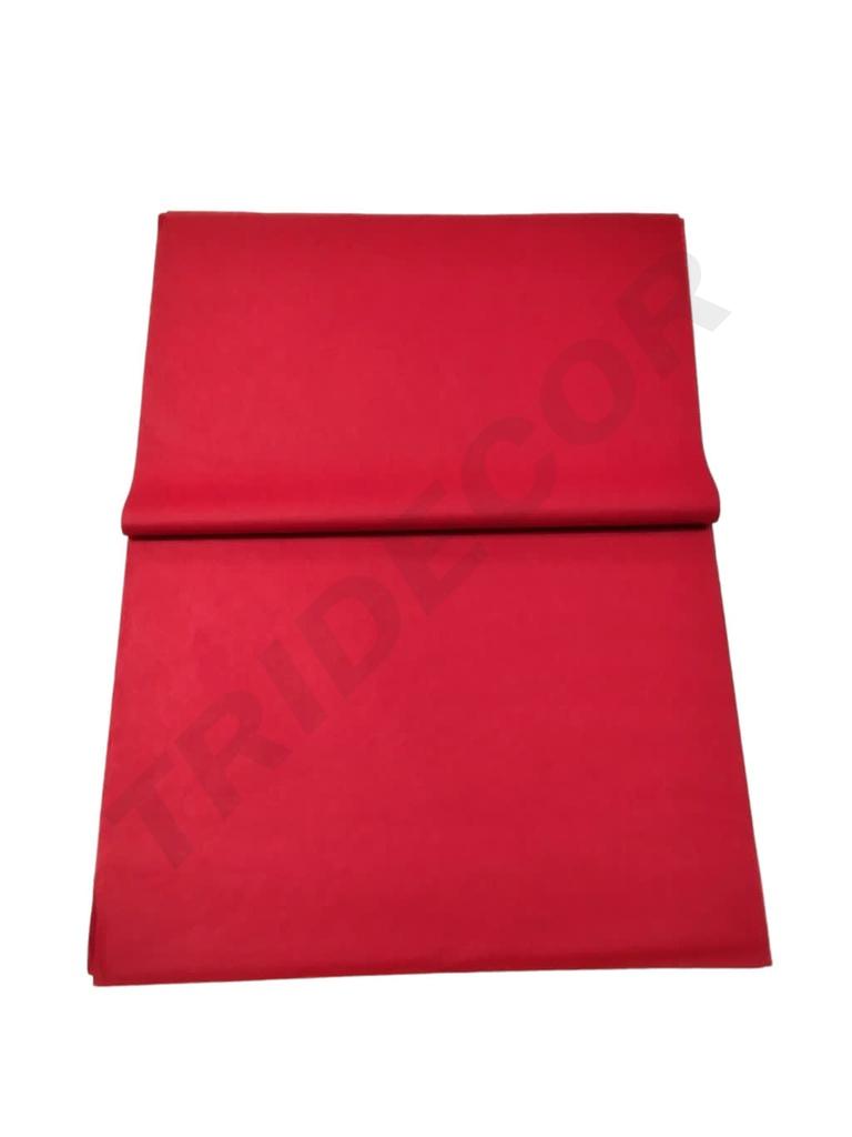 Papel de seda rojo 75X50 100 unidades