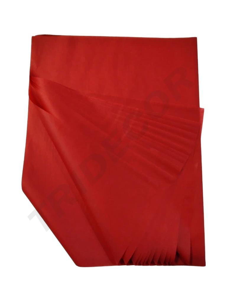 Papel de seda rojo 75X50 100 unidades