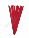 Lazo Rojo Ancho Color Liso