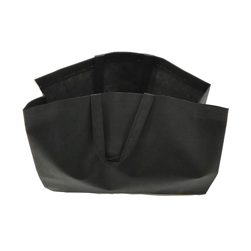 Bolsa de Tela Negra 70Gsm con Asa 50X40+12cm 25 unidades/Paquete