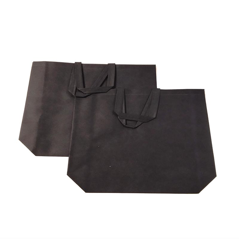 Bolsa de Tela Negra 70Gsm con Asa 50X40+12cm 25 unidades/Paquete