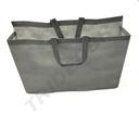 Bolsa de Tela 100G con Asa Larga, Color Gris, 50X40+12cm, 25 unidades/Paquete, 16 unidades/caja