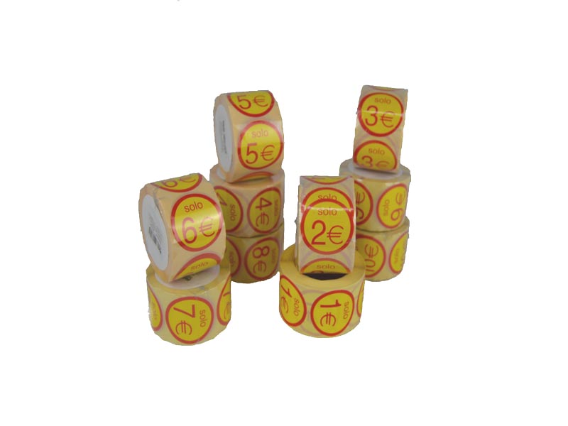 Pegatina Solo Euro 500Pc