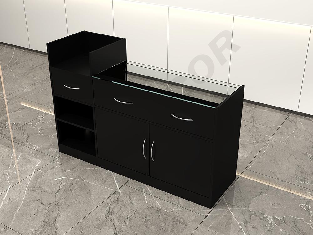 0270018-Mostrador-con-vitrina-negro-170-x-50-x-110-cm-tridecor
