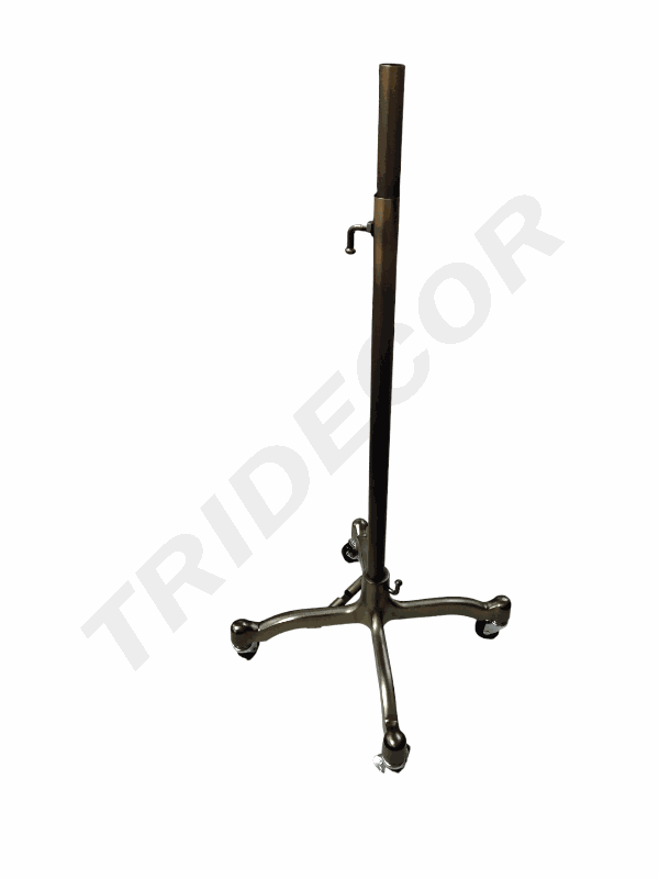 6041019-Pie-con-ruedas-para-maniquí-color-bronce-tridecor