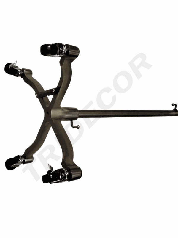 6041019-Pie-con-ruedas-para-maniquí-color-bronce-tridecor